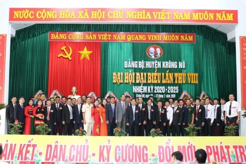 Đại hội Đại biểu Đảng bộ huyện Krông Nô lần thứ VIII nhiệm kỳ 2020 - 2025 diễn ra thành công tốt đẹp